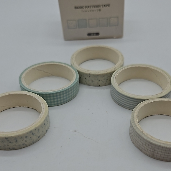 Blue Pattern Tape Set - Picture 5 of 6